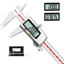 Digital Caliper,Stainless Steel Construction with Large LCD