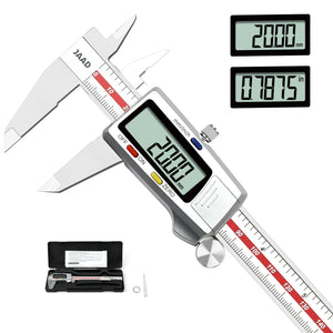 Digital Caliper,Stainless Steel Construction with Large LCD