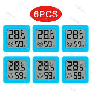 4pcs Digital Thermometer Hygrometer Indoor Mini Temperature LCD