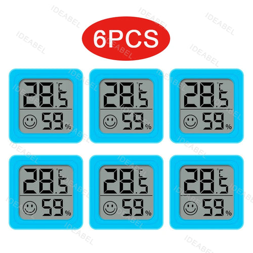 4pcs Digital Thermometer Hygrometer Indoor Mini Temperature LCD