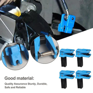 4pcs Car Brake Oil Pipe Plug Automotive Brake Nozzle Clamp Oil Tool