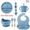 Blue 8 Pcs