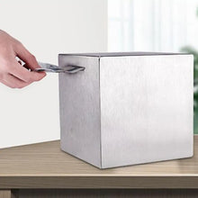 New Stainless Steel Piggy Bank Only In, No Export Banknotes