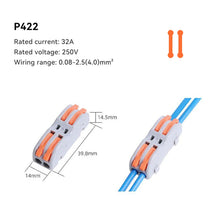 1/5/10 PCS 1 in Multiple Out Fast Electrical Connectors Universal