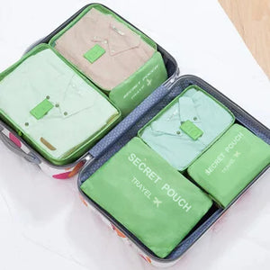 6 Pcs Travel Luggage Storage Bags, Versatile Lightweight Storage