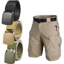 Outdoor Cargo Military Men Tactical Shorts for Summer Waterproof Urban Shorts Trekking Camp Pants Multi Pocket Plus Size Hiking