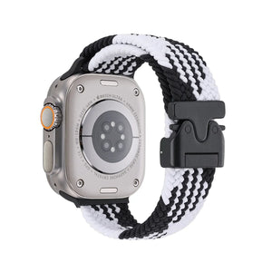 Braided Solo Loop Strap For Apple Watch band 44mm 45mm 46mm 40mm 41mm