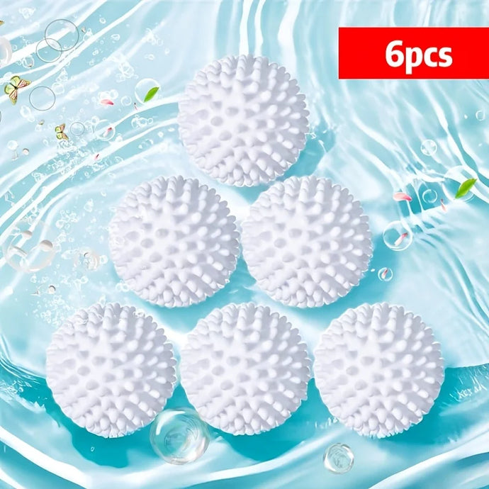 6pcs Silicone Laundry Ball, Anti Fouling Drum Laundry Ball, Essential