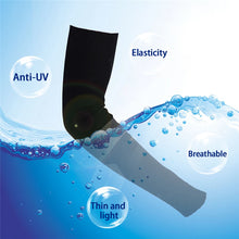 1 Pair Summer Finger Sleeve Ice Cool Wearing High Elastic Elbow Spring
