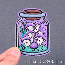 Animal Embroidered Patches For Clothing Hip Hop Patch Iron On Patches On Clothes Punk Embroidery Patch Hook Loop Stickers Badges