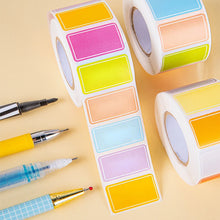 500 Waterproof Colored Labels Stickers Color-Coding Removable Labels