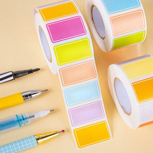500 Waterproof Colored Labels Stickers Color-Coding Removable Labels