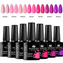 7pc Nail Gel Polish Set DIY Nail Art Design All For Decoration Soak
