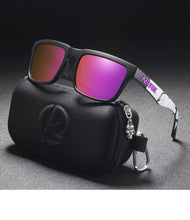 2025 Kdeam Polarized Sunglasses for Men Women Fashion Unisex Brand Trendy Outdoor Eyewear For Couple Mirror red lens