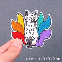 Animal Embroidered Patches For Clothing Hip Hop Patch Iron On Patches On Clothes Punk Embroidery Patch Hook Loop Stickers Badges