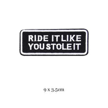 DIY Black White Words Letter Patches For Clothing Embroidered Badge Rock Hippie Iron On Clothes Sticker Badge Appliques Stripes