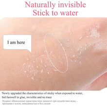 240Pcs Double Fold Eyelid Tape Sticker Lace Nature Clear Beige Stripe