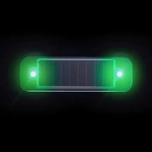 Mini LED Solar Power Car Warning Light Night Security Simulated Alarm