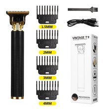 T9 LCD Electric Hairdresser Oil Shaving Head Electric Pusher Carving