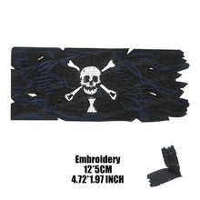 Pirate Flags Jolly Roger Black Beard Edward Teach Tactical Patch Hook & Loop Blackbeard Skull Heart Embroidered Badge Emblem