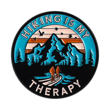 Hiking Outdoor Enamel Pins Take Hike Backpack Hike More Brooches Nature Mountain Badges Adventure Traveler Jewelry Gifts
