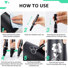 5/1pcs Chrome Pen Marker Mirror Waterproof Paint Repair For Rock