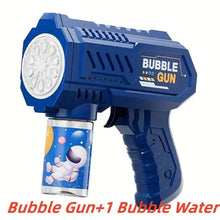 10 Holes Kids Bubble Gun Toys Rocket Soap Bubbles Machine Gun Shape