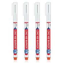 4Pcs/Set 20mm Deep Hole Long Nib Head Markers For Metal Perforating
