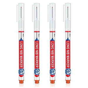 4Pcs/Set 20mm Deep Hole Long Nib Head Markers For Metal Perforating