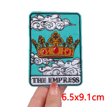 Animal Tarot Embroidery Patch Iron On Patches For Clothing Thermoadhesive Patches Cartoon Cat Patches On Clothes Sewing Stickers