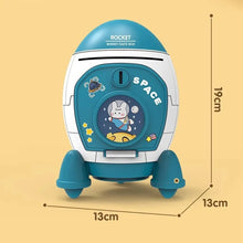 Cute Children Piggy Bank with Cartoon Sticker Multi-purpose Space