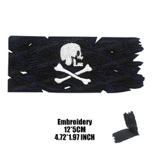 Pirate Flags Jolly Roger Black Beard Edward Teach Tactical Patch Hook & Loop Blackbeard Skull Heart Embroidered Badge Emblem