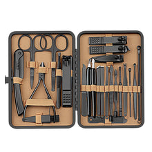 7/16/24Pcs Manicure Set Professional Nail Clipper Pedicure Kit Stainless Steel Nail Care Tool Grooming Kit with Luxurious Travel