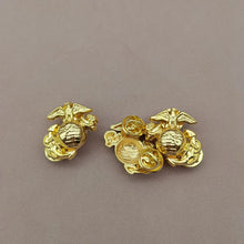 US American Marine Corps Breast Pin with Emblem Enthusiast Metal Eagle Badge