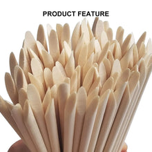 100/50pcs Nail Art Pusher Orange Wood Sticks Cuticle Pusher Remover