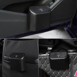 Wholesale Portable Plastic Car Storage Box Car Trash Can With Lid