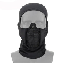 Tactical Balaclava Mask Mouth Protection Half Face Mask Breathable Mesh Airsoft Headgear Low Profile Hunting Accessories
