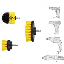 3pcs Power Scrubber Brush Set for Bathroom Drillbrushes Cordless