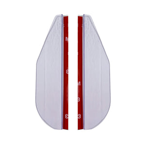 2PCS Car Rearview Mirror Rain Eyebrow Carbon Fiber Sun Visor Shade