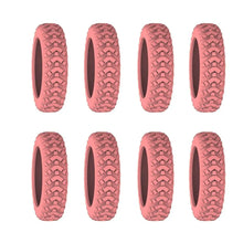 8PCS/Set Suitcase Wheels Protection Cover with Silent Sound Silicone