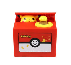 Hello Kitty Piggy Bank Sanrio  Anime Cartoon Kt Cat Stealing Coins