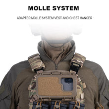 2th Gen Tactical Phone Case Universal Phone MOLLE Holder Pouch for Map Navigation Airsoft Hunting Vest Plate Carrier Accessory