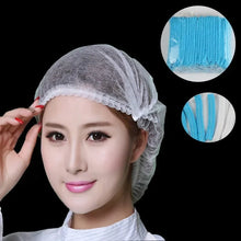 100pcs/Pack Disposable Bathing Cap Hair Head Covers Net Bouffant