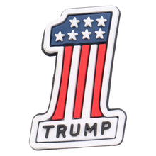 1pcs US Air Force Gun Aim High Take America Back PVC Sandals Shoes Decoration Buckle Clog Charms Accessories Adult Unisex Gift