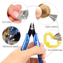 1pc High Manganese Steel Diagonal Pliers, Electrical Wire Cable