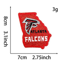 10pcs /set Mini Team Ironing Patch Rugby Football Grit Embroidered Fabric Badge Belle Clothes T-shirts Accessories DIY Decor