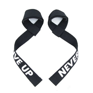 1 Pair Gym Sports Fitness Wrist Band Anti-slip Pull Up Weight Lifting