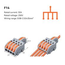 1/5/10 PCS 1 in Multiple Out Fast Electrical Connectors Universal