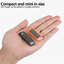 Mini LED Solar Power Car Warning Light Night Security Simulated Alarm