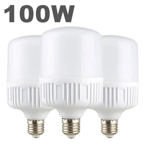 100W E27 LED Screw Mouth Light 220V High Brightness Light Bulb White